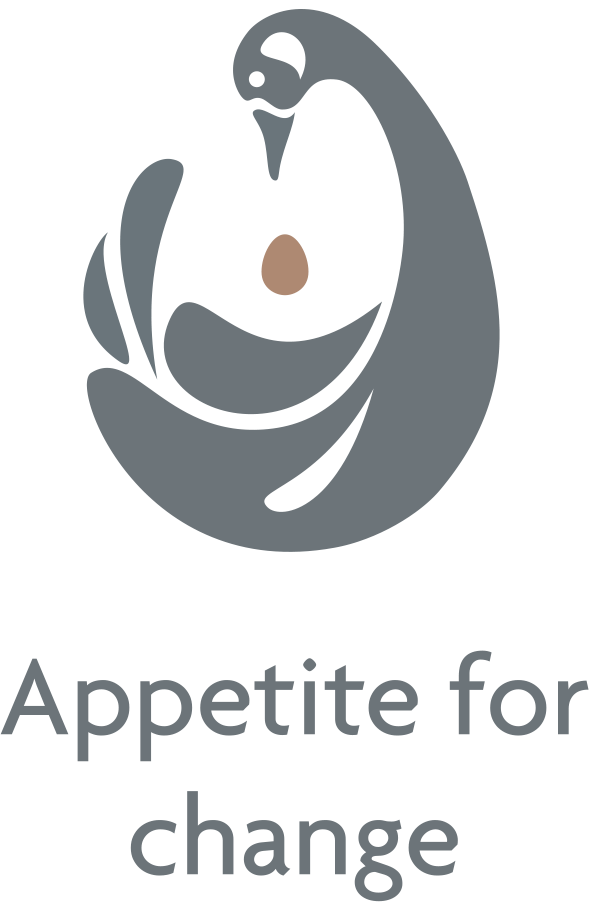 The Appetite for Change Sankofa bird logo